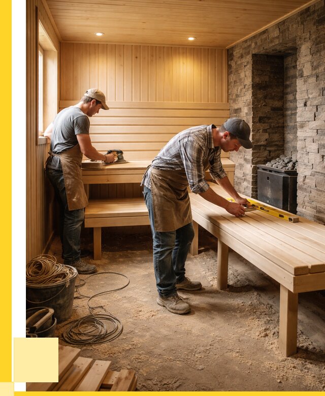 Отделка бани в Орле: внутренняя отделка от 3037 р. | ЭриданОрл