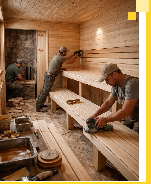 Профессиональная отделка бань в Орле под ключ, с гарантией