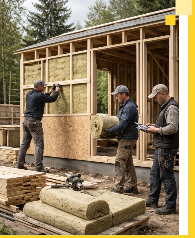 Проектирование и строительство каркасных бань в Орле под ключ