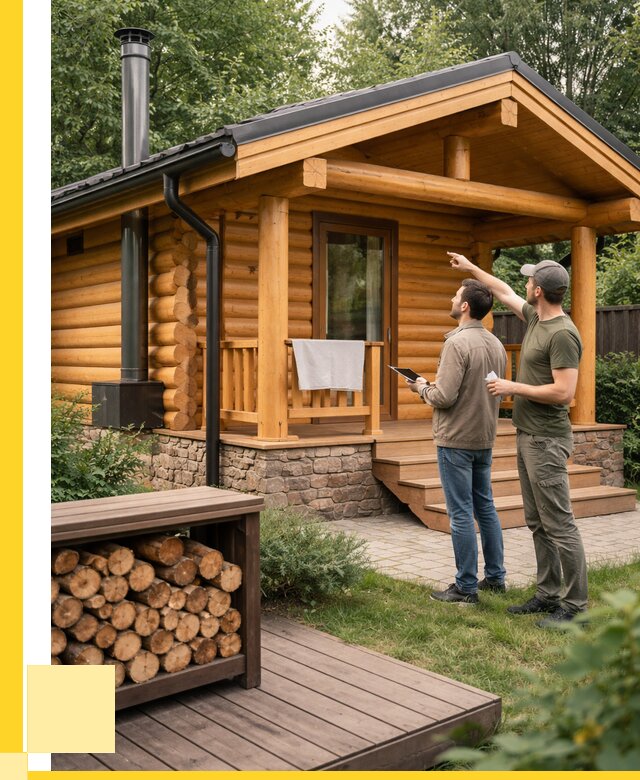 Бани для дачи под ключ в Орле от 253100 р. | ЭриданОрл