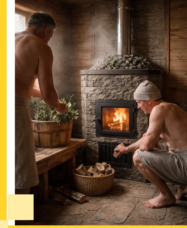 Банные печи под ключ в Орле от 45558 р. | ЭриданОрл кирпичная