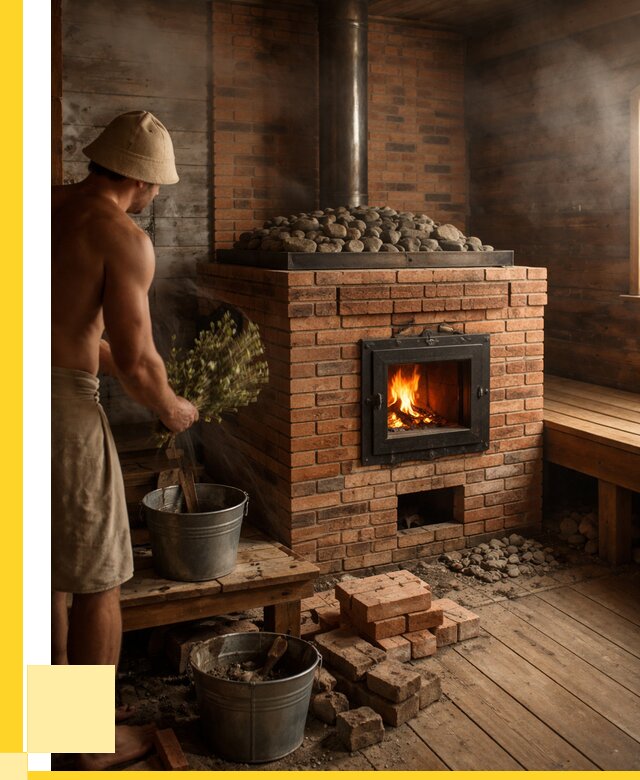 Кирпичные банные печи в Орле от 91116 р. | ЭриданОрл