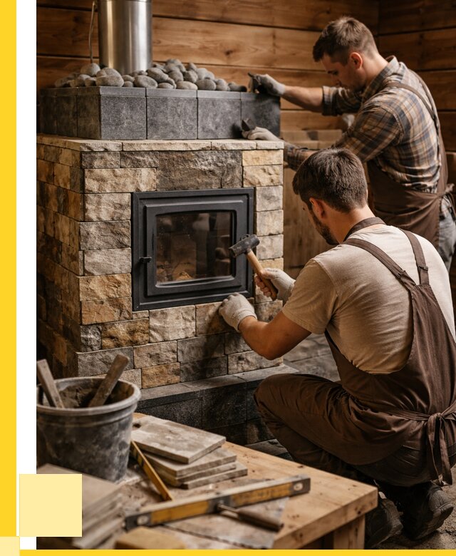 Облицовка банной печи в Орле от 15186 р. | ЭриданОрл