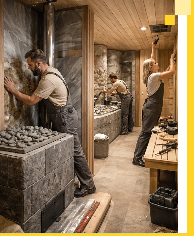 Строительство бань и SPA процедур в Орле под ключ и отделкой