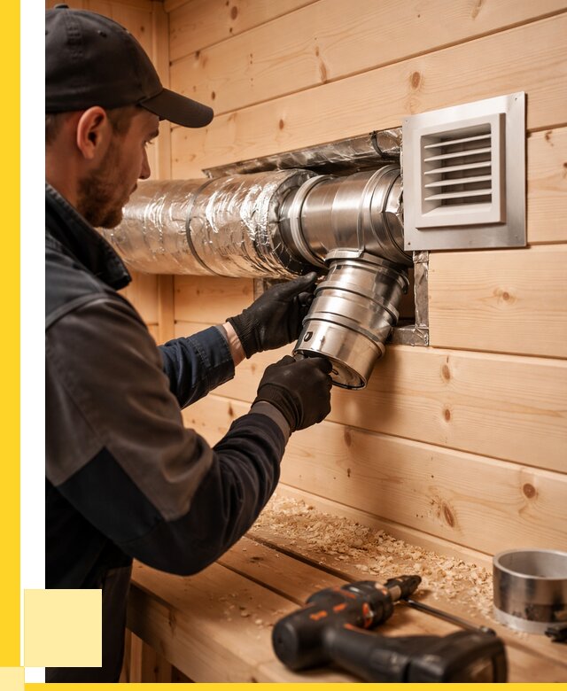 Монтаж вентиляции бани в Орле от 12149 р. | ЭриданОрл