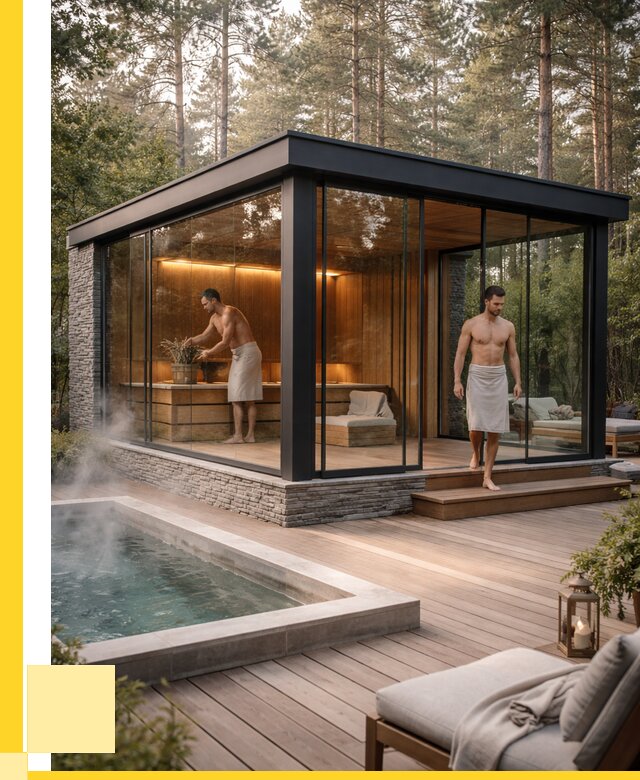 Стеклянные бани и двери в Орле от 455580 р. | ЭриданОрл