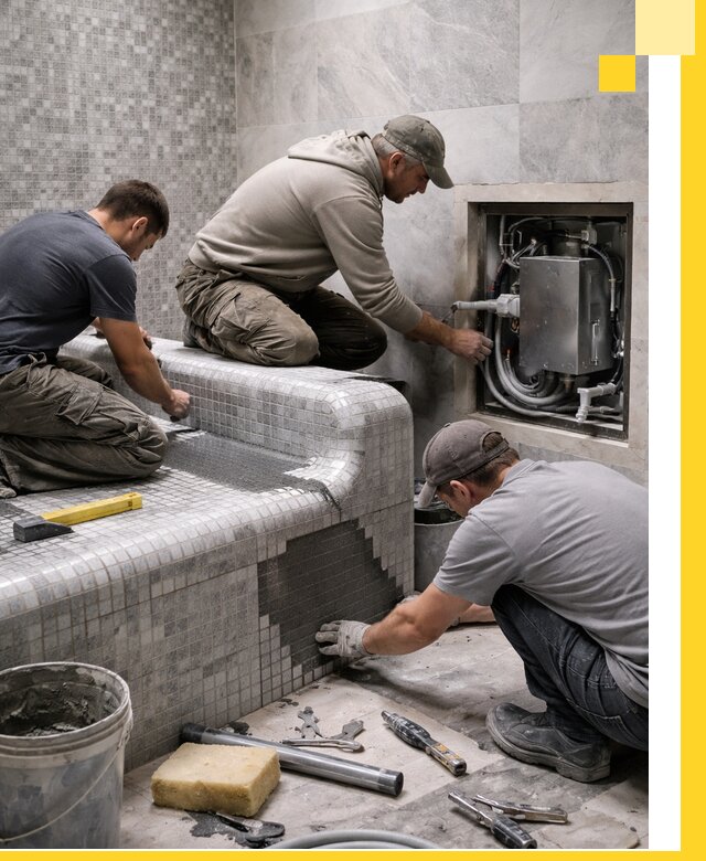 Проекты хамамов под ключ в Орле и дизайн и строительство