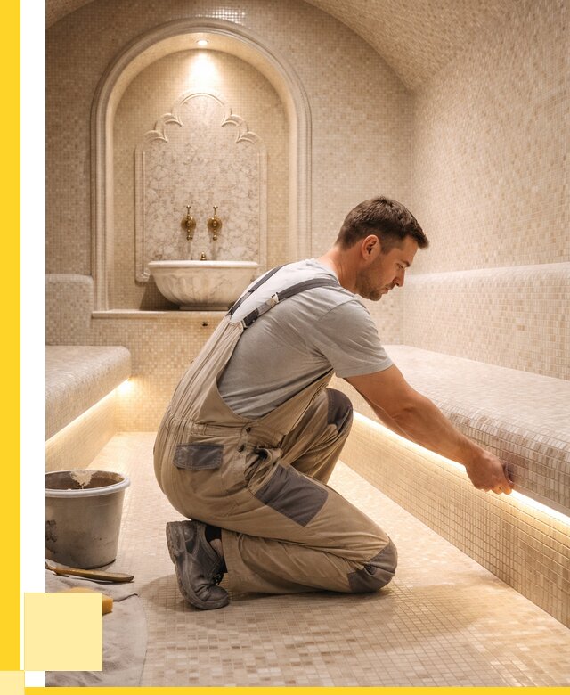 Отделка хамамов под ключ в Орле от 5568 р. | ЭриданОрл