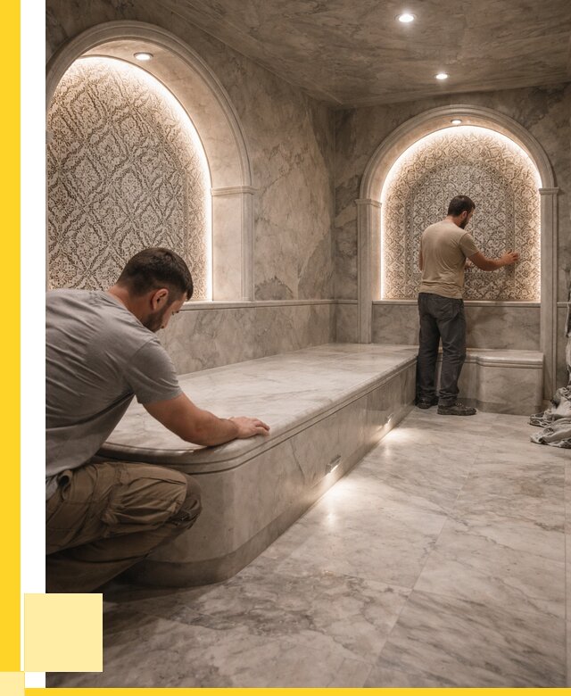 Турецкие бани под ключ в Орле от 253100 р. | ЭриданОрл