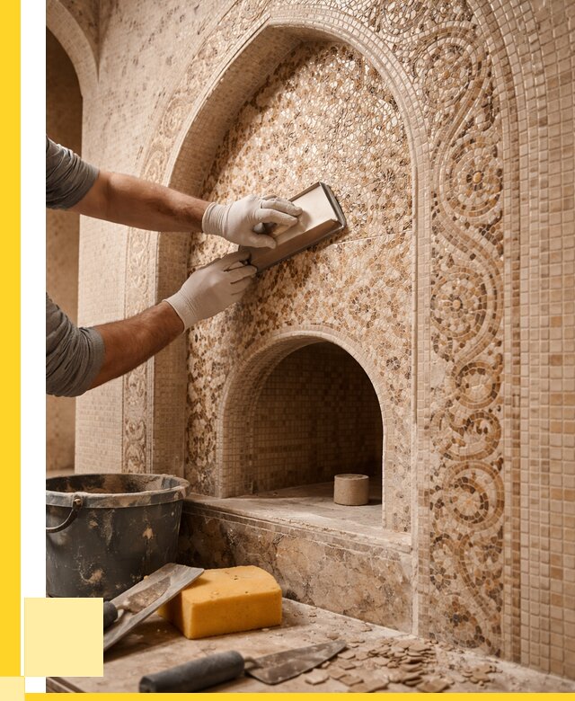 Мозаика для хамама в Орле под ключ от 5062 р. | ЭриданОрл