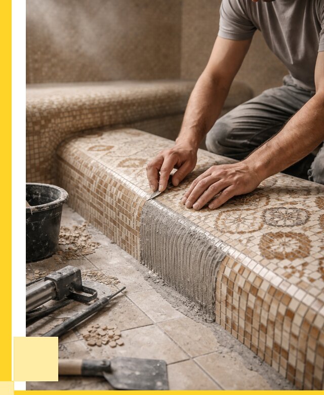 Плитка для хамама под ключ в Орле от 3543 р. | ЭриданОрл