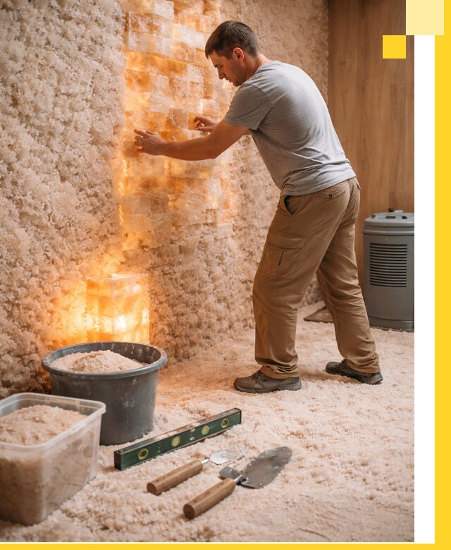 Проектирование и монтаж соляных комнат в Орле под ключ