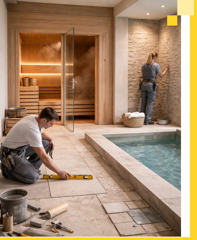 Комплексный дизайн и отделка интерьеров SPA под ключ в Орле